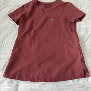 Mauve FIGS Catarina Scrub Top